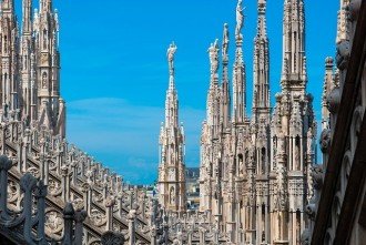 Visita guiada a las Terrazas de la Catedral de Milán con subida en ascensor