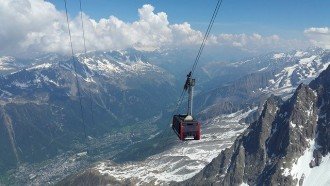 Excursión de un día a Chamonix Mont Blanc con teleférico y almuerzo desde Ginebra