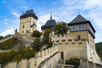 Tour del castello di Karlstejn da Praga